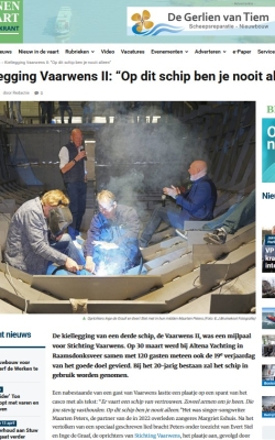 Binnenvaartkrant kiellegging maart 2026